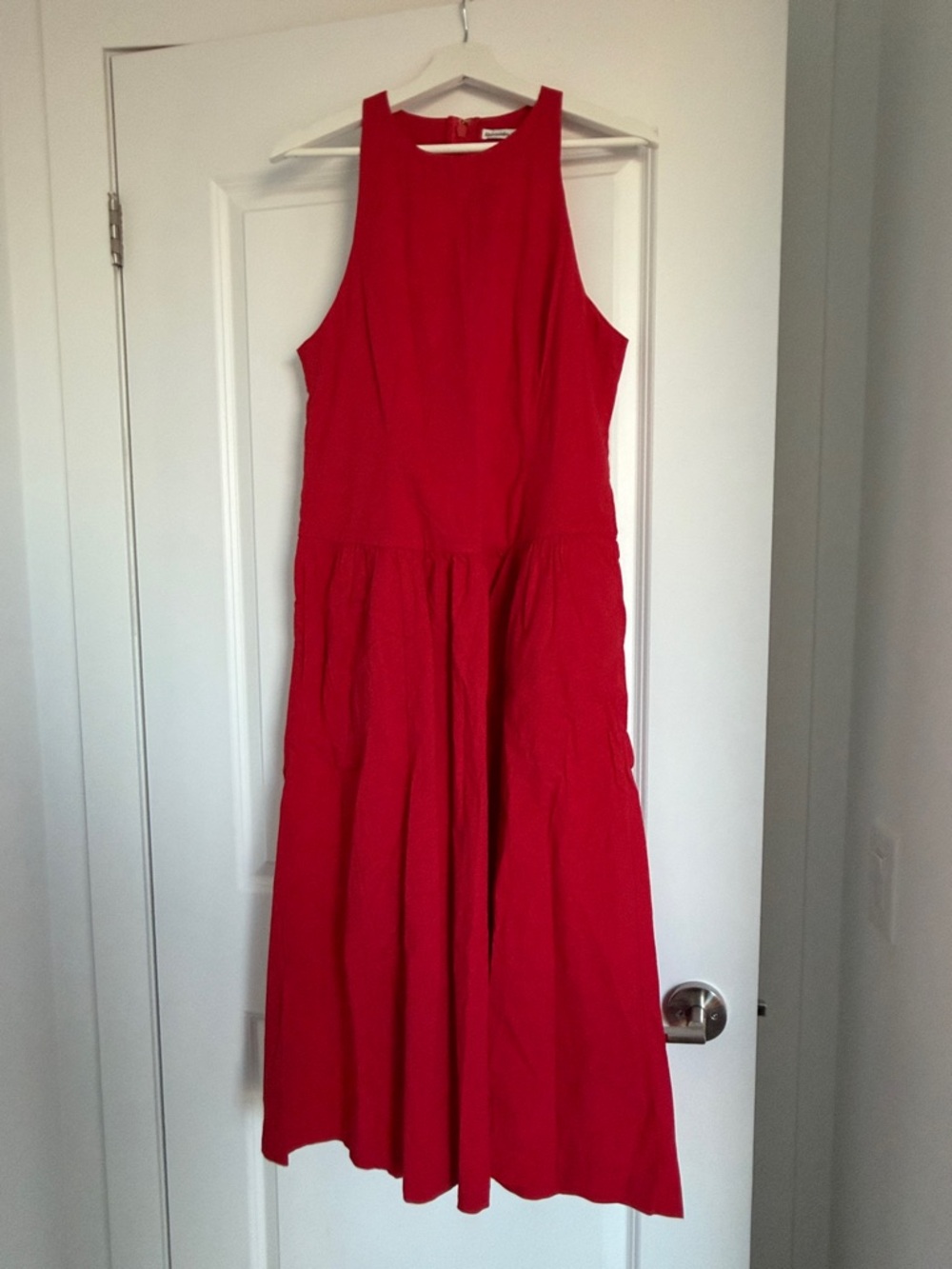Abercrombie & Fitch Drop Waist Midi Dress